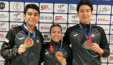 Oro, plata y bronce para México en el Grand Prix de ParaTaekwondo celebrado en París