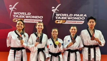 Un oro y cuatro bronces para la Selección Nacional de ParaTaekwondo en Taiyuan