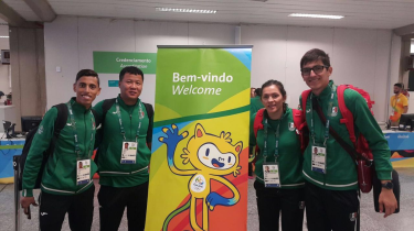 Ya se encuentran en tierras olímpicas