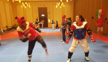 Taekwondoínes olímpicos en la recta final de su preparación