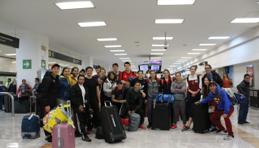 La selección nacional regresó después del campamento de preparación en Corea