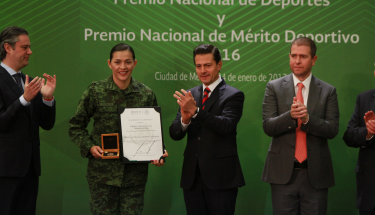 María y Nubia recibieron el Premio Nacional de Deportes