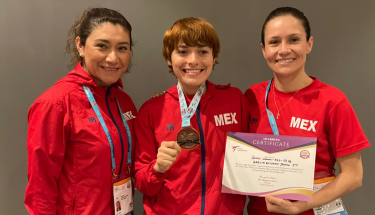 Jessica García se colgó la medalla de bronce en el Campeonato Mundial de ParaTaekwondo