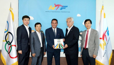 WTF recibe al presidente de la FMTKD