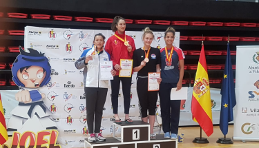 María Espinoza obtiene la medalla de plata en el Abierto de España