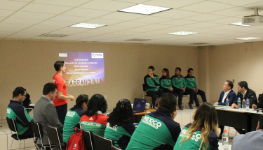 Equipo multidisciplinario de Conade y de la FMTKD presentan plan de trabajo rumbo a JCC y JOJ