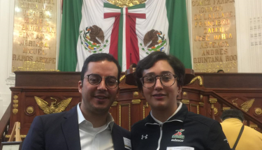 Sofía Maier recibió la medalla al Mérito Deportivo de la Ciudad de México 2018