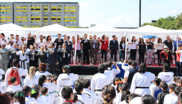 Fiesta y espectáculo en la celebración del 50 Aniversario del Taekwondo en México