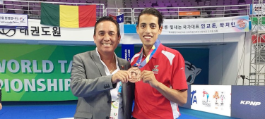 El taekwondoín Carlos Navarro listo para regresar a los entrenamientos en el CNAR