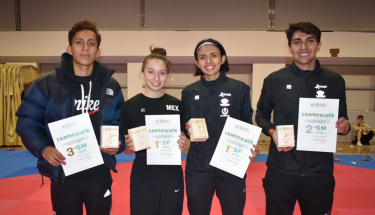 México ganó cuatro medallas y obtuvo el tercer lugar general en el Abierto de París