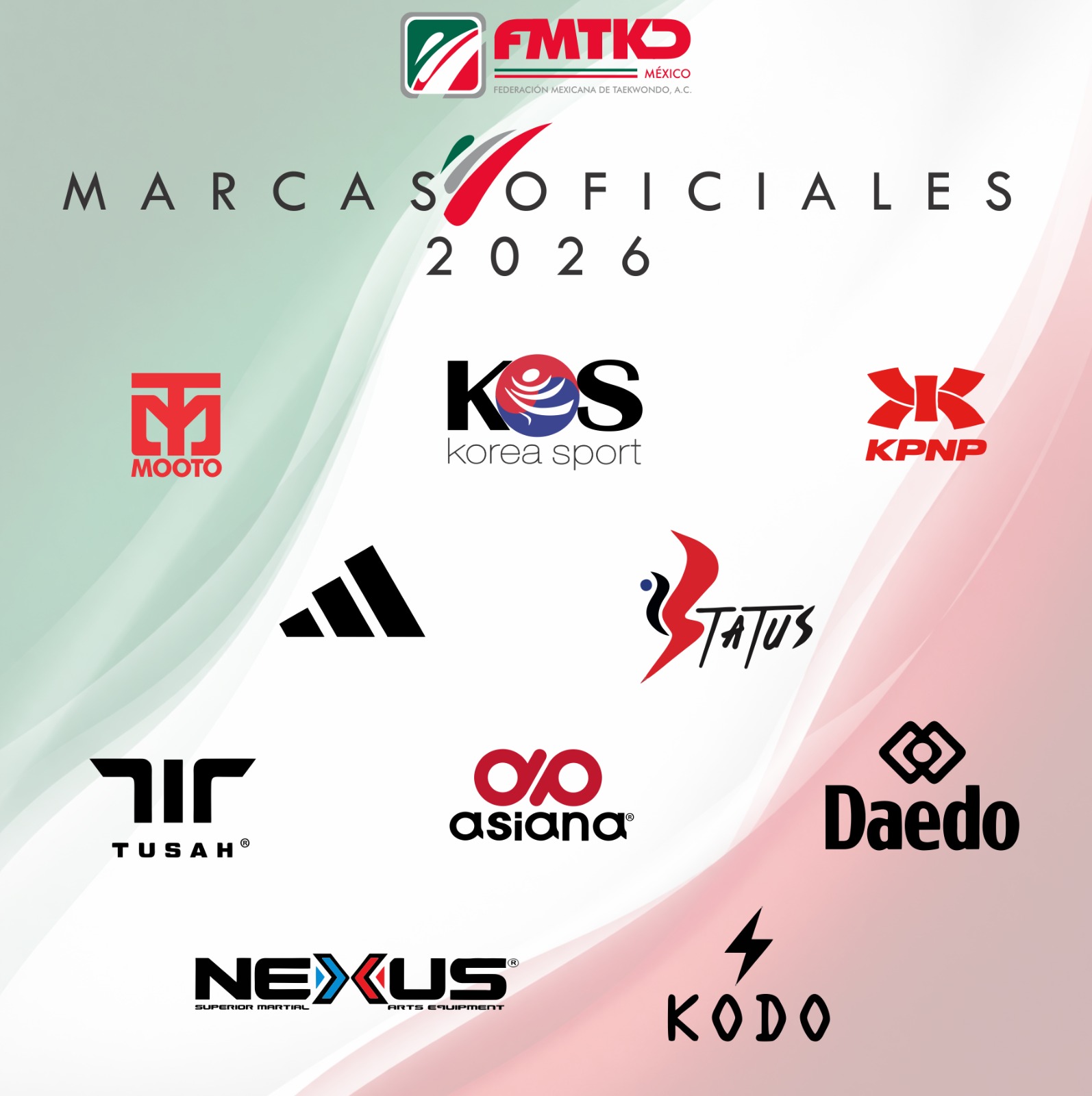 Marcas Oficiales 2026